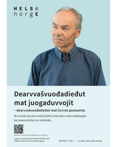 Helseopplysninger som deles (nordsamisk), plakat A3