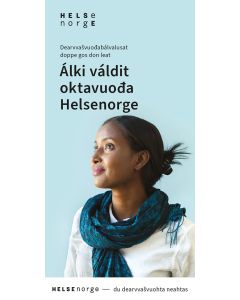Enkel kontakt på Helsenorge (nordsamisk), brosjyre