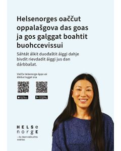 Mine timeavtaler (nordsamisk), plakat A3