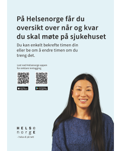 Mine timeavtaler (nynorsk), plakat A3