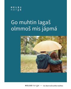 Når en av våre nærmeste dør (nordsamisk), A5 brosjyre 32 sider