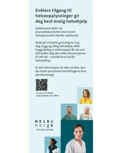 Helseopplysninger som deles med helsepersonell, Roll-up