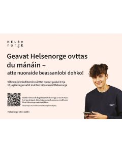 Tjenester for ungdom (nordsamisk), flyer A5
