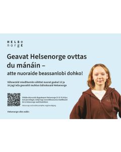 Tjenester for ungdom (nordsamisk), flyer A5