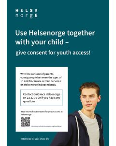 Tjenester for ungdom (engelsk), plakat A3