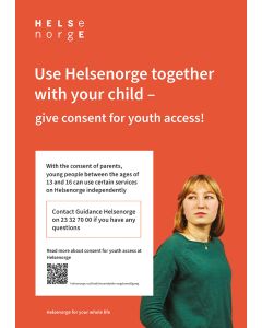 Tjenester for ungdom (engelsk), plakat A3