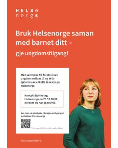 Tjenester for ungdom (nynorsk), plakat A3