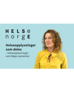 Helseopplysninger som deles, visittkort