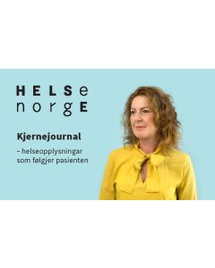 Kjernejournal (nynorsk), visittkort