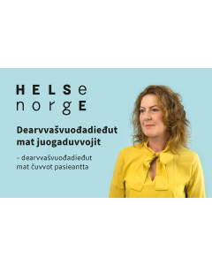 Helseopplysninger som deles (nordsamisk), visittkort